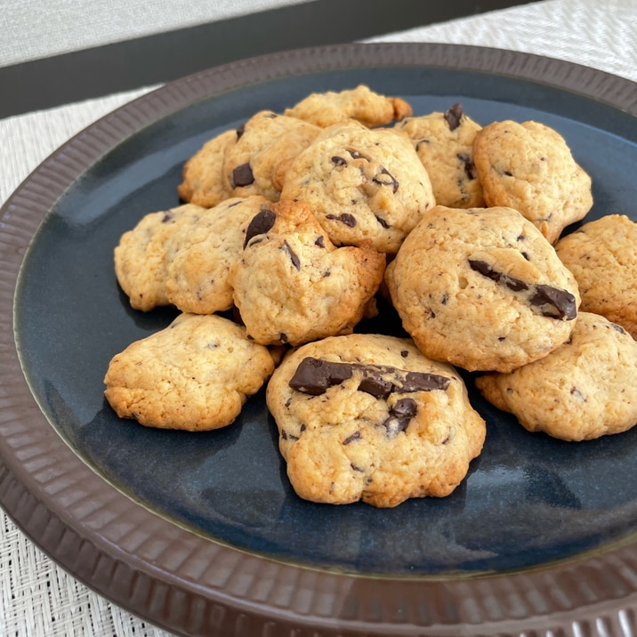 ホットケーキミックスで☆チョコ入りドロップクッキー